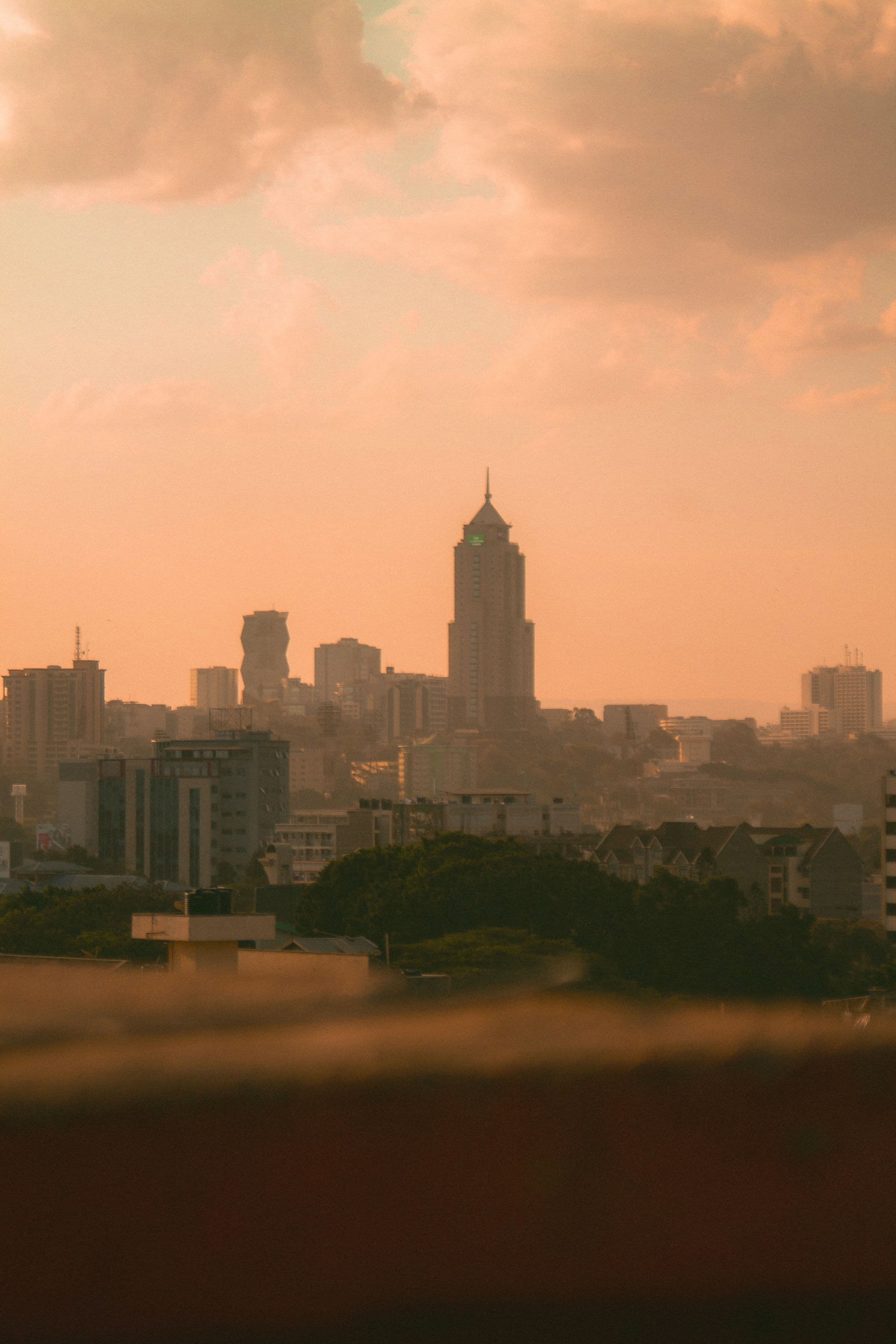 Nairobi city skyline